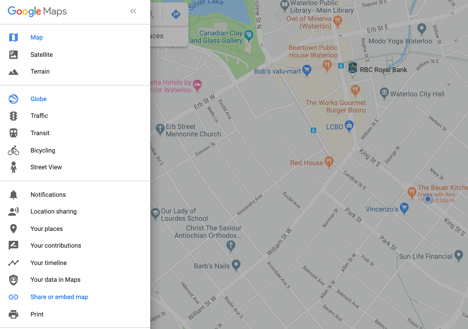 embed a google map